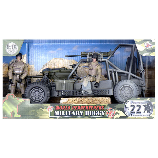 Игровой набор – Багги, 1:18, 2 фигурки  